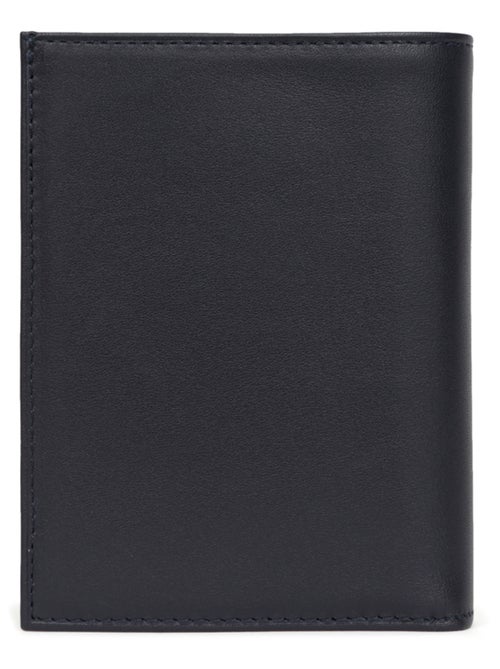 Cartera europea - 3 pliegues - cuero soft hexagona - Kiabi