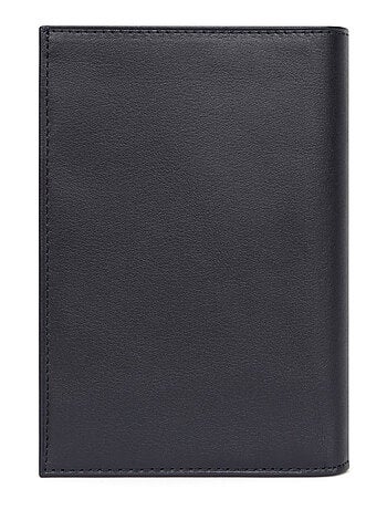 Cartera europea - 3 pliegues - cuero soft hexagona