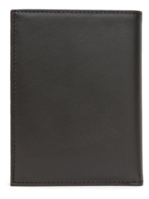 Cartera europea - 3 pliegues - cuero soft hexagona - Kiabi
