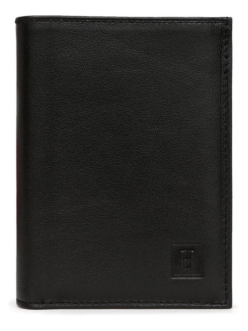 Cartera europea - 3 pliegues - cuero soft hexagona - Kiabi