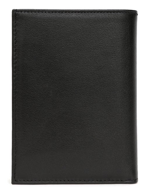 Cartera europea - 3 pliegues - cuero soft hexagona - Kiabi