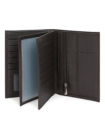 Cartera europea - 3 pliegues - Cuero SOFT