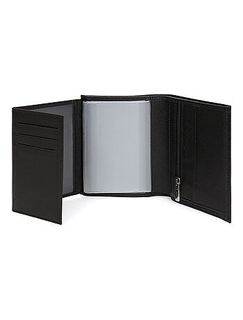 Cartera europea - 3 pliegues - Cuero SOFT