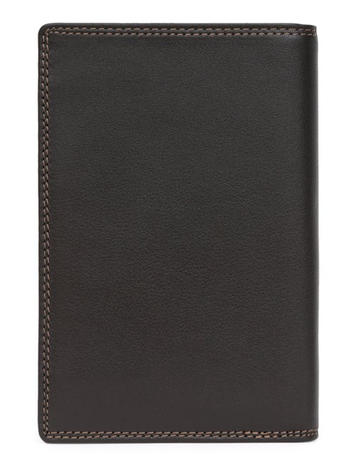 Cartera europea - 3 pliegues - detener rfid - cuero sensation hexagona - Kiabi