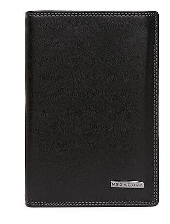 Cartera europea - 3 pliegues - Detener RFID - Cuero SENSATION