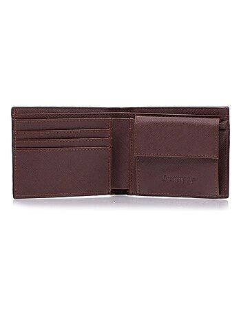 Cartera hombre con bolsillo a presión negroSMARTTRUNCPROTECCIÓN RFID Isotoner