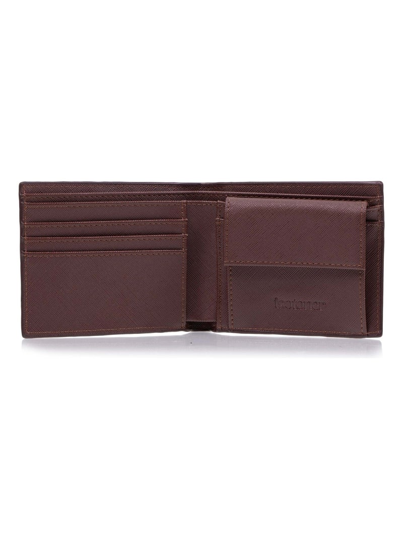 Cartera hombre con bolsillo a presión marrónSMARTTRUNCPROTECCIÓN RFID  Isotoner Marrón - Kiabi