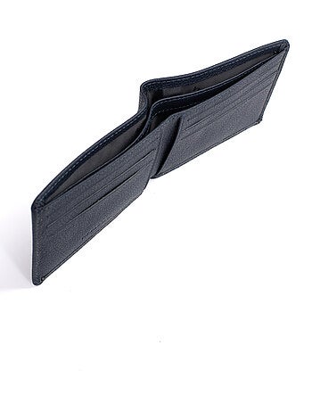 Cartera italiana - 1 compartimento - Detención RFID - Cuero de vaca CONFORT