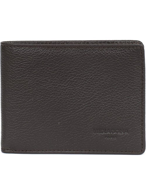 Cartera italiana - 1 compartimento - detención rfid - cuero de vaca confort hexagona - Kiabi