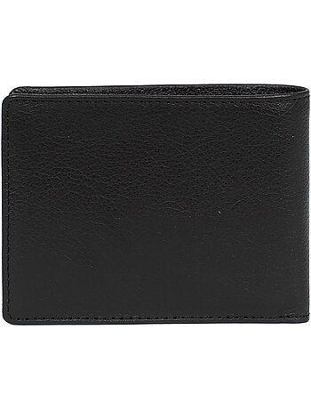 Cartera italiana - 1 compartimento - detención rfid - cuero de vaca confort hexagona