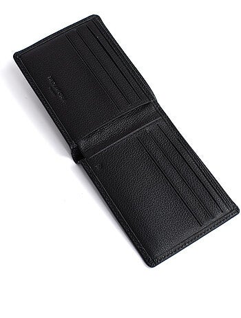 Cartera italiana - 1 compartimento - detención rfid - cuero de vaca confort hexagona