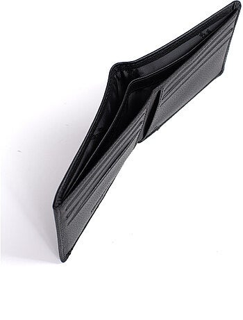 Cartera italiana - 1 compartimento - detención rfid - cuero de vaca confort hexagona