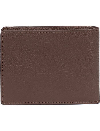 Cartera italiana - 1 compartimento - Detención RFID - Cuero de vaca CONFORT