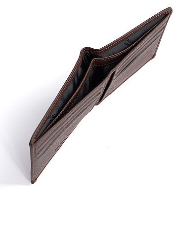 Cartera italiana - 1 compartimento - Detención RFID - Cuero de vaca CONFORT