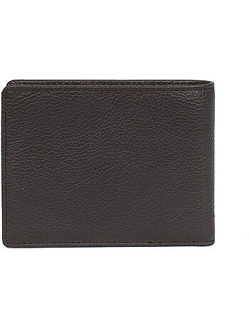 Cartera italiana - 1 compartimento - detención rfid - cuero de vaca confort