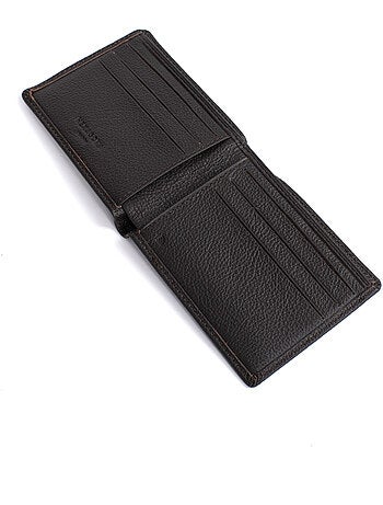 Cartera italiana - 1 compartimento - detención rfid - cuero de vaca confort