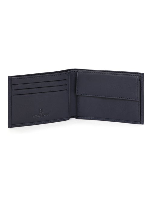 Cartera italiana - 1 pliegue - cuero soft hexagona - Kiabi Cartera italiana - 1 pliegue - cuero soft hexagona - Kiabi