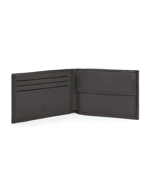 Cartera italiana - 1 pliegue - cuero soft hexagona - Kiabi Cartera italiana - 1 pliegue - cuero soft hexagona - Kiabi