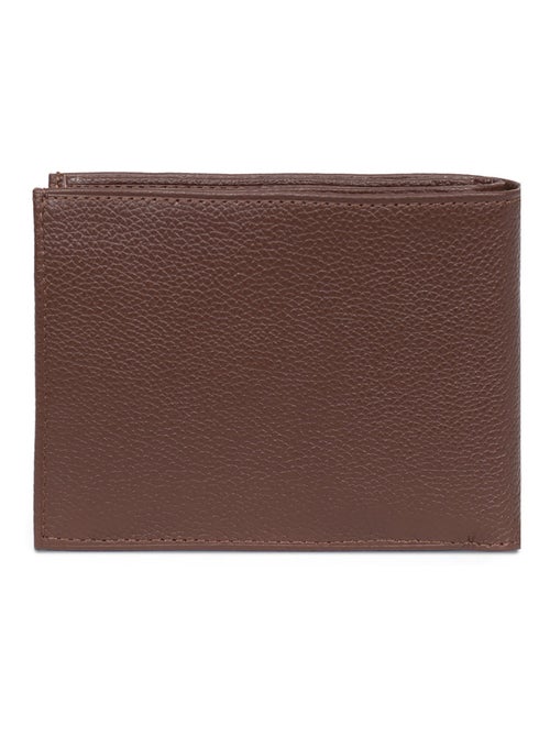 Cartera italiana - 2 pliegues - cuero confort hexagona - Kiabi Cartera italiana - 2 pliegues - cuero confort hexagona - Kiabi
