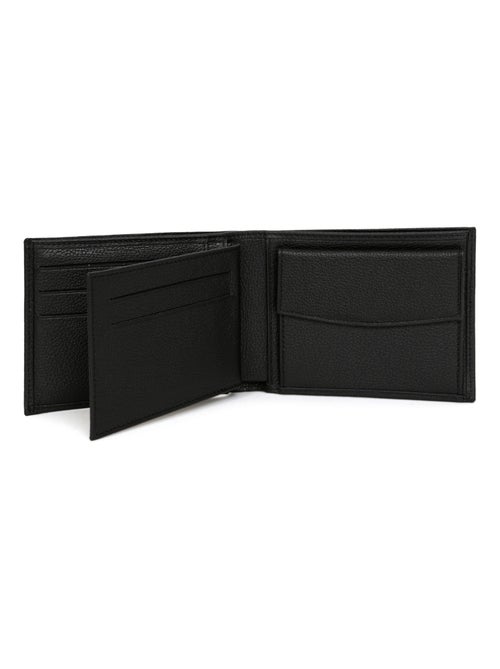 Cartera italiana - 2 pliegues - cuero confort hexagona - Kiabi Cartera italiana - 2 pliegues - cuero confort hexagona - Kiabi