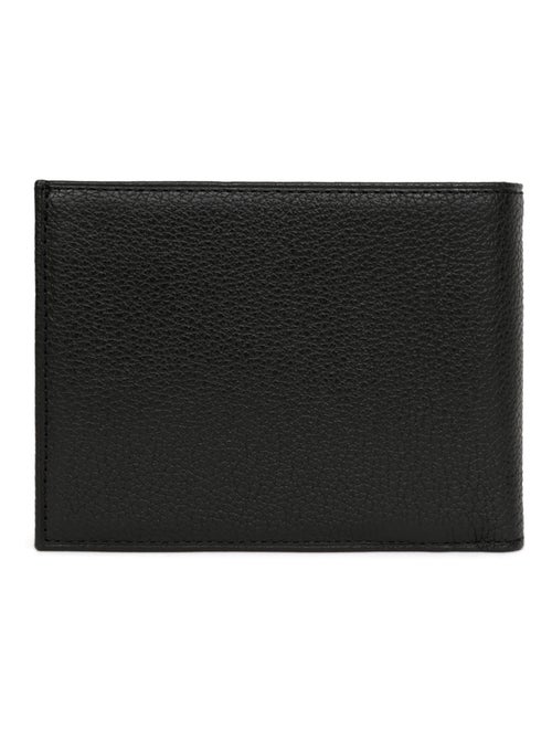 Cartera italiana - 2 pliegues - cuero confort hexagona - Kiabi
