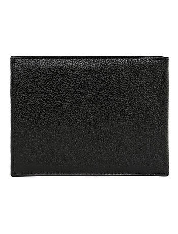 Cartera italiana - 2 pliegues - Cuero CONFORT