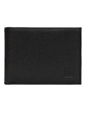 Cartera italiana - 2 pliegues - Cuero CONFORT