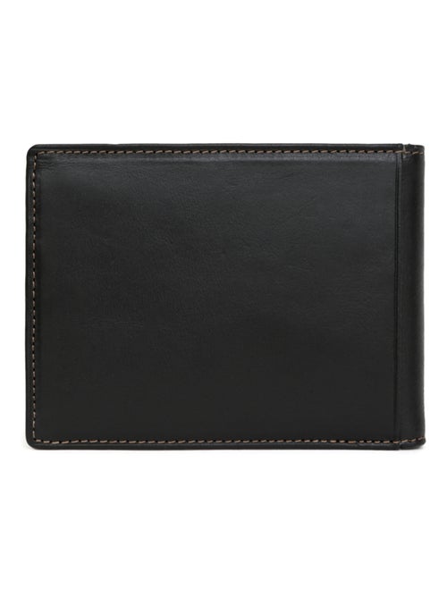 Cartera italiana - 2 pliegues - cuero félin hexagona - Kiabi