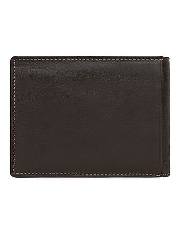 Cartera italiana - 2 pliegues - Cuero FÉLIN