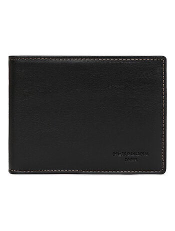 Cartera italiana - 2 pliegues - Cuero FÉLIN