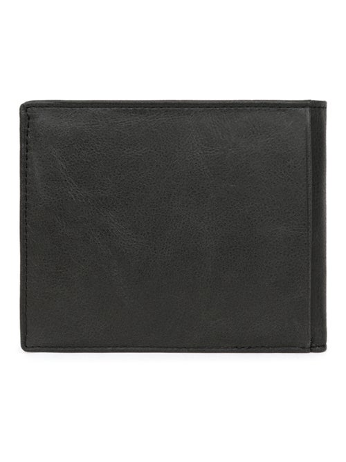 Cartera italiana - 2 pliegues - cuero instinct hexagona - Kiabi