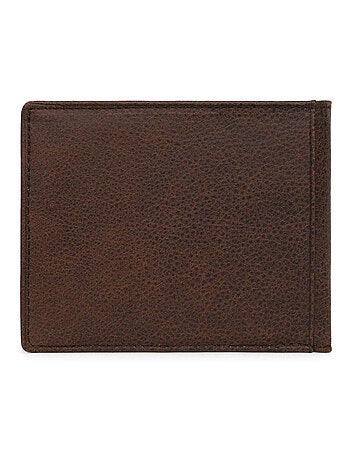 Cartera italiana - 2 pliegues - Cuero INSTINCT