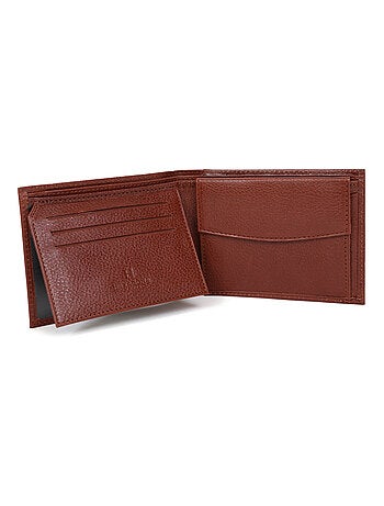 Cartera italiana - 2 pliegues - Cuero RÉPUBLIQUE