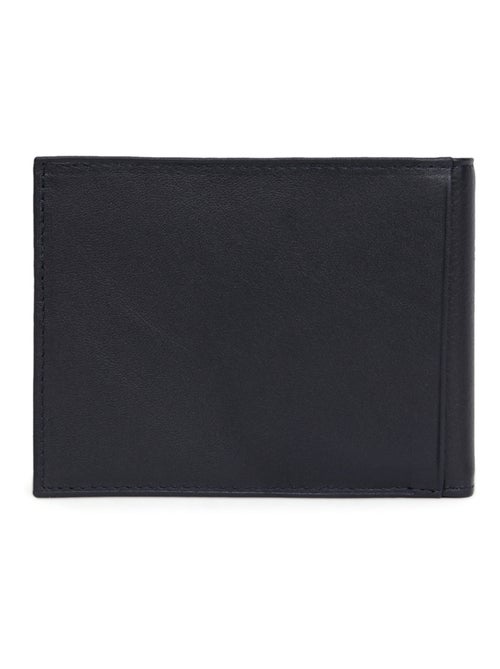 Cartera italiana - 2 pliegues - cuero soft hexagona - Kiabi