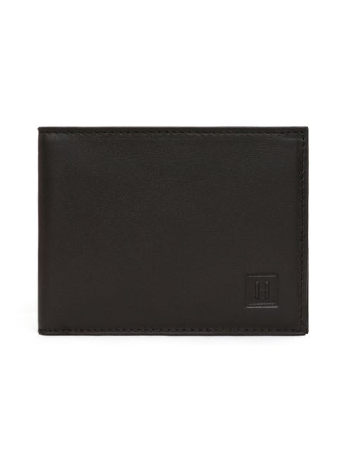 Cartera italiana - 2 pliegues - cuero soft hexagona - Kiabi