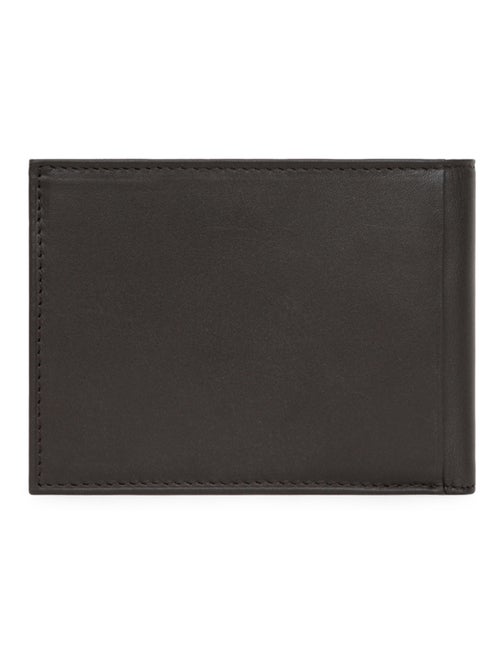 Cartera italiana - 2 pliegues - cuero soft hexagona - Kiabi