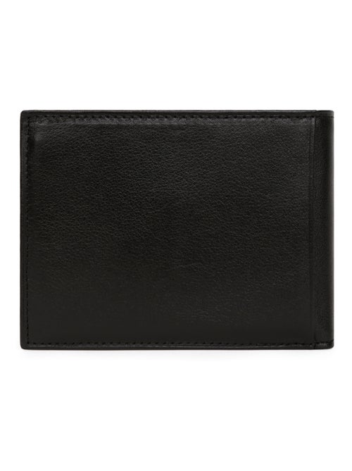 Cartera italiana - 2 pliegues - cuero soft hexagona - Kiabi