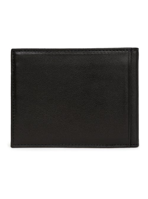Cartera italiana - 2 pliegues - cuero soft hexagona - Kiabi