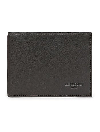 Cartera italiana - 2 pliegues - Cuero SOFT