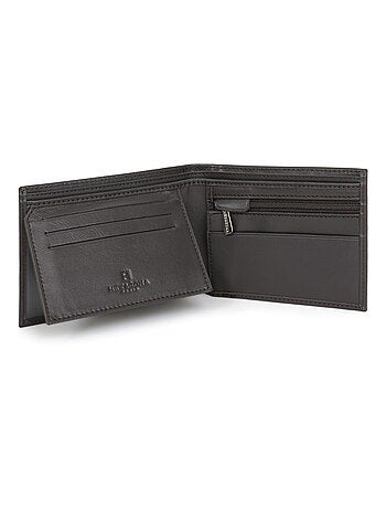 Cartera italiana - 2 pliegues - Cuero SOFT