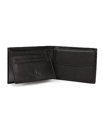 Cartera italiana - 2 pliegues - Cuero SOFT