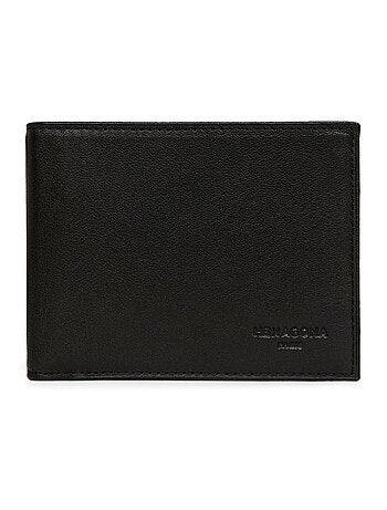 Cartera italiana - 2 pliegues - Cuero SOFT