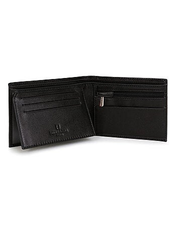 Cartera italiana - 2 pliegues - Cuero SOFT