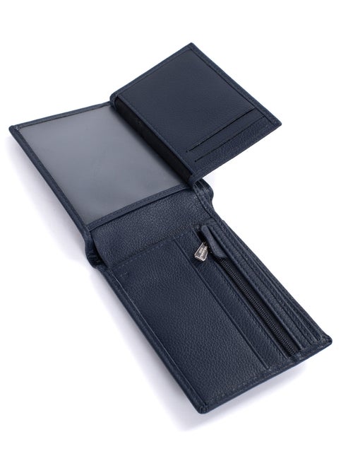 Cartera italiana - 2 pliegues - detener rfid - cuero confort hexagona - Kiabi