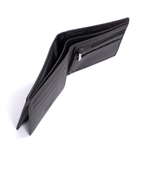 Cartera italiana - 2 pliegues - detener rfid - cuero confort hexagona - Kiabi