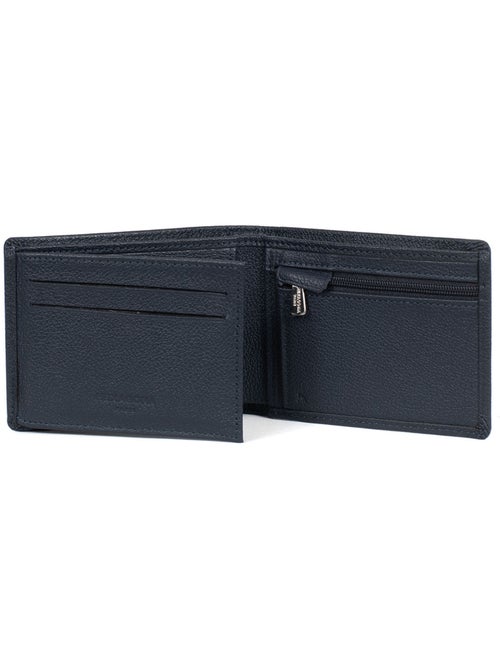 Cartera italiana - 2 pliegues - detener rfid - cuero de vaca confort hexagona - Kiabi