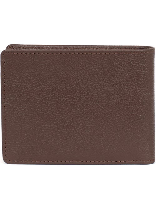Cartera italiana - 2 pliegues - detener rfid - cuero de vaca confort hexagona - Kiabi