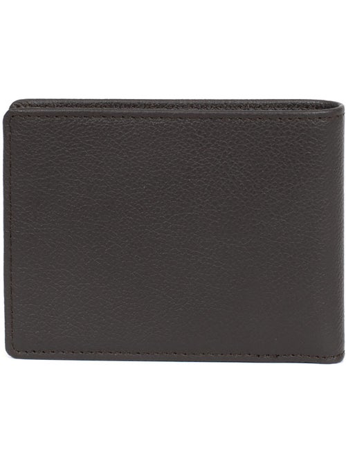 Cartera italiana - 2 pliegues - detener rfid - cuero de vaca confort hexagona - Kiabi