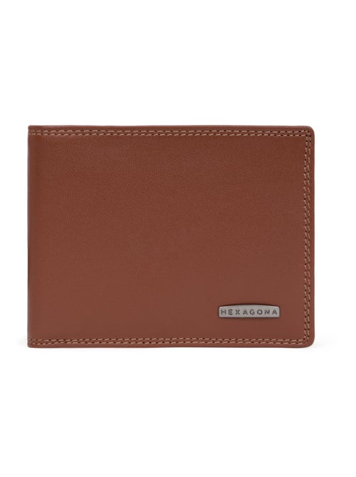 Cartera italiana - 2 pliegues - detener rfid - cuero sensation hexagona - Kiabi
