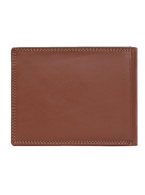 Cartera italiana - 2 pliegues - detener rfid - cuero sensation hexagona - Kiabi